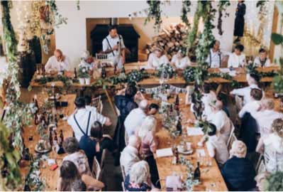 Wedding Breakfast at Houchins