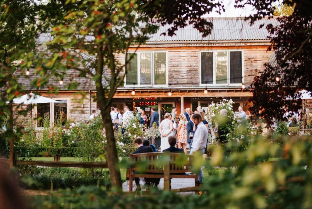 Houchins Wedding Venue through Trees